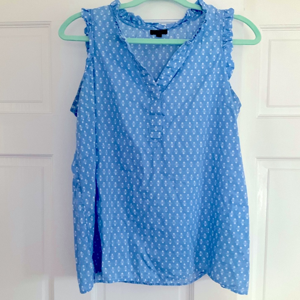 Talbots patterned blouse